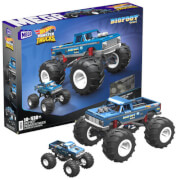 Mattel HHD20 MEGA Hot Wheels Bauset Bigfoot Monster Truck mit 538 Teilen für Erwachsene
