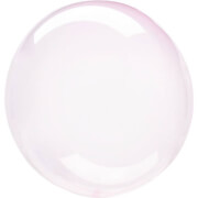Clearz Crystal Light Pink Folienballon S40 verpackt
