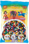 Hama® Bügelperlen Midi - Vollton Mix 3000 Perlen (22 Farben)