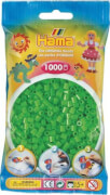 Hama® Bügelperlen Beutel mit Perlen Fluor Grün 1.000Stück