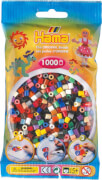 Hama® Bügelperlen Midi - Vollton Mix 1000 Perlen (22 Farben)