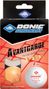 Donic-Schildkröt - TT-Ball 3-Stern AVANTGARDE POLY 40+, mixed 3 white/ 3orange