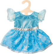 Heless 2720 - Puppen-Kleid Eis-Prinzessin, Größe 35-45 cm