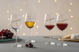 Leonardo Weinglas PRESENTE 460 ml 'Nimm das Leben leicht'