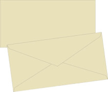 BRUNNEN 105125111  Briefumschlag  Universalpapier  chamois