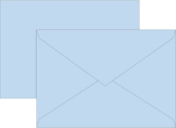 Briefumschlag B6 80g h.blau 10St