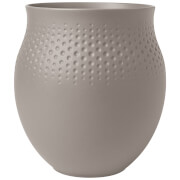 Villeroy & Boch Vase Perle groß 'Manufacture Collier taupe'