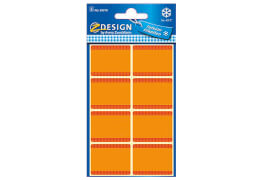 Tiefkühl-Etiketten "oranger Rahmen" 59370