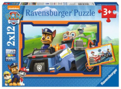 Ravensburger 07591 Puzzle: Paw Patrol im Einsatz 2x12 Teile