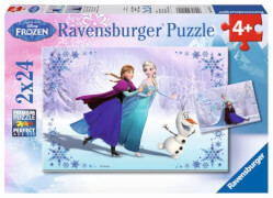 Ravensburger 09115 Puzzle Disney Die Eiskönigin Schwestern für immer 2x24 Teile