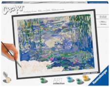 Ravensburger CreArt - Malen nach Zahlen 23651 – ART Collection: Waterlilies (Monet) – ab 14 Jahren