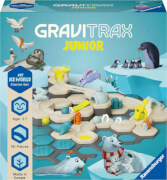 Ravensburger GraviTrax Junior Starter-Set L Ice - Erweiterbare Kugelbahn für Kinder, Murmelbahn aus umweltfreundlichen