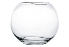 Kugel-Vase Globe Glas 20,5cm Ø25cm klar