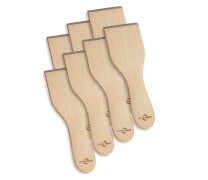 Raclette-Schaber, Holz 8 Stück