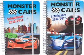 Depesche 6247 Monster Cars Schülerkalender 2016/17