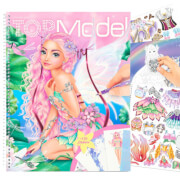 Create your TOP Model - Malbuch mit Stickern Fantasy