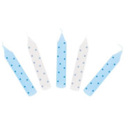GoKi Geburtstagskerzen-Set, blau gepunktet (für GK