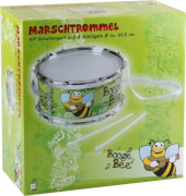 Boogie Bee Marschtrommel mit Trommelstöcken, Durchmesser 20,5 cm, Kinderinstrument, ab 3 Jahren