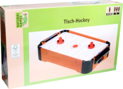 Natural Games Tisch-Hockey, aus Holz, ca. 51x31x9,5 cm, für 2 Spieler, ab 5 Jahren