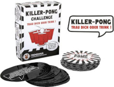 Trendhaus PARTY Trinkspiel Killer-Pong Challenge 100-teilig