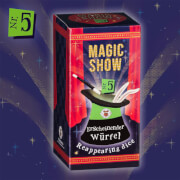 MAGIC SHOW Trick 5 Erscheinender Würfel Trick 5 von 18  ab 6 Jahren.