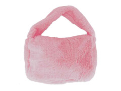 Handtasche Plüsch rosa (3)