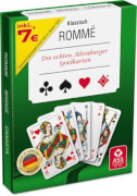 ASS Rommé, französisches Bild. Kartenspiel