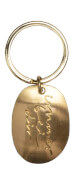 Goldstein Schlüsselanhänger Immer bei dir 3,9x2,8x0,4cm