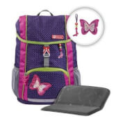 Step by Step KID Rucksack-Set Shiny Butterfly, 3-teilig