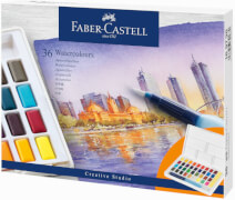 Faber-Castell Aquarellfarben in Näpfchen 36er Etui