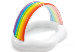 Intex BabyPool ''RainbowCloud'', 1-3 Jahre, 142x119x84cm