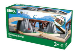 BRIO 63339100 Einsturzbrücke, ab 3 Jahren, Holz und Kunststoff