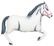 Pferd weiß 91 cm / White Horse 36''