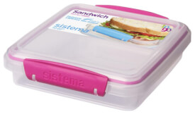 Sistema Sandwich To Go, pink, 450 ml
