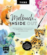 Edition Michael Fischer - Malbuch Inside Out: Watercolor Tiere